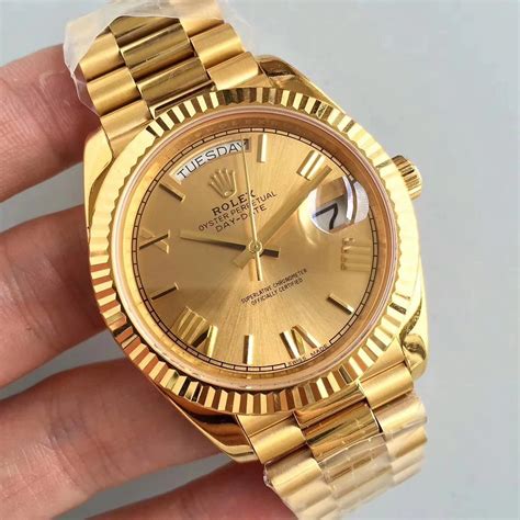 best gold rolex replica|rolex knockoff watches day date.